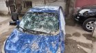 Bakıda divar uçdu, avtomobillər əzildi - VİDEO