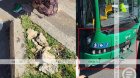 Bakıda sərnişin avtobusu qəzaya düşdü &ndash; VİDEO