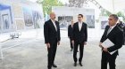Prezidentlər Şuşa məscidində tikinti işlərinin gedişi ilə tanış oldular &ndash; FOTO