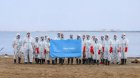 Xəzər sahili neft tullantılarından təmizlənir - FOTO