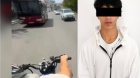 Təhlükəli motosiklet sürücüsünü polis saxladı