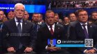 Dmitri Medvedev Putinin çıxışı zamanı yuxuya getdi - VİDEO