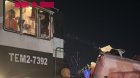 Sumqayıtda teplovoz yük maşını ilə toqquşdu - VİDEO