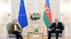 Prezident İlham Əliyev Ursula Fon der Lyayen ilə təkbətək görüşdü - FOTO/VİDEO