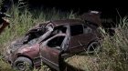 Kürdəmirdə BMW yoldan çıxaraq aşdı - FOTO