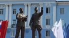 Voloqda vilayətində Stalinin daha bir abidəsi açıldı - VİDEO