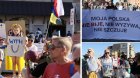 Polşada ukraynalılara qarşı hücumlara görə etiraz aksiyaları keçirildi