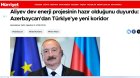 İlham Əliyevin Zəngəzur dəhlizi ilə bağlı fikirləri Türkiyə mediasının diqqət mərkəzindədir - FOTO