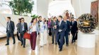 AQEM Media Forumunun iştirakçıları Heydər Əliyev Mərkəzində - FOTO