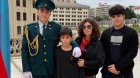 Elnarə Xəlilova oğulları ilə - VİDEO