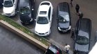 Xırdalanda avtomobil aşdı, sürücü xəsarət aldı- VİDEO