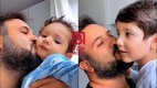 Elnur Məmmədov oğullarının görüntülərini PAYLAŞDI - VİDEO