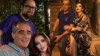 Rəşidə Behbudova həyat yoldaşı və oğlu ilə -Fotolar