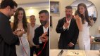 Nişan üzüklərini Çağatay taxdı – FOTO
