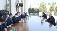 Prezident İlham Əliyev  Mustafa Şəntopu qəbul edib