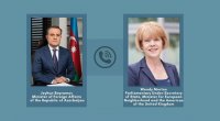 Ceyhun Bayramovun Britaniya rəsmisi ilə telefon danışığı olub