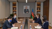 Bayramov diplomatik fəaliyyəti başa çatan səfiri qəbul etdi - FOTO