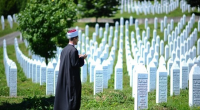 Müsəlman qəbiristanlığına basqın edildi, məzarlar dağdıldı - FOTO