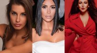 Kim Kardaşyan, İrina Dubçova və Ketidən YAY POZASI – FOTOLAR