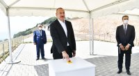 Prezident qızıl mədəninin fəaliyyəti ilə tanış oldu - YENİLƏNİB - FOTO