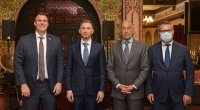 Rəşad Nəbiyev ABŞ qubernatoru ilə 