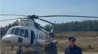 Kəmaləddin Heydərov helikopterlə Qəbələdə yanğın olan əraziyə getdi – FOTO-VİDEO