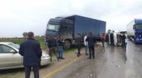 Şabranda avtoqəza: iki nəfər xəsarət aldı - FOTO