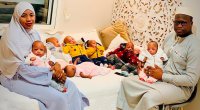 Afrikada 26 yaşlı qadın 9 uşaq dünyaya gətirdi - FOTO