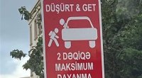 “Düşürt & Get”: Bu işarə harada və niyə quraşdırılıb? - FOTO