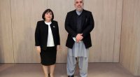 Sahibə Qafarova İspaniyada pakistanlı həmkarı ilə görüşdü