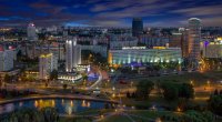 Minsk şəhərində Nizami Gəncəvinin heykəli ucaldıldı - FOTO