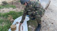 Bakıda hərbi sursatlar tapıldı - FOTO/VİDEO