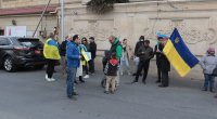 Bakıda Ukraynaya dəstək yürüşü keçirilir - FOTO