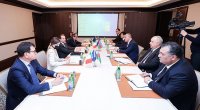 DGK sədri italiyalı həmkarı ilə görüşdü - FOTO