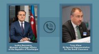 Ceyhun Bayramov Aİ-nin xüsusi nümayəndəsi arasında müzakirə