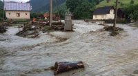 İsmayıllıda leysan yağışları uçquna səbəb oldu, yol bağlandı 