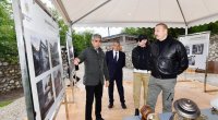 Prezident və birinci xanım “Shusha Boutique Hotel”in ərazisi ilə tanış oldular - FOTO