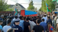 Salyanda şəhid Elmir Hüseynovla VİDA MƏRASİMİ - FOTO