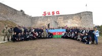 SOCAR-ın Vətən müharibəsi iştirakçısı olmuş əməkdaşları Şuşaya səfər edib - FOTO