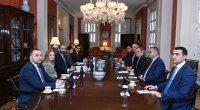 Ceyhun Bayramovun Ararat Mirzoyanla görüşü başladı - FOTO