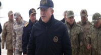 Hulusi Akar İraq sərhədinə getdi - FOTO