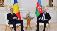 Azərbaycan və Rumıniya prezidentləri mətbuata bəyanatlarla çıxış ediblər - FOTO/VİDEO