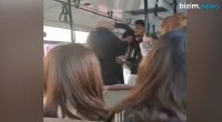 Paytaxtda avtobusda dava DÜŞDÜ – ANBAAN VİDEO