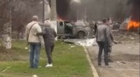 Rus ordusu Slovyanskı atəşə tutdu - VİDEO