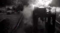 Ukraynada SES-in vurulma anı - VİDEO 