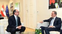 Ceyhun Bayramov avstriyalı həmkarını regiondakı vəziyyət barədə məlumatlandırıb - YENİLƏNİB - FOTO 