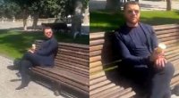 Emin Ağalarov Bakı bulvarında - VİDEO 