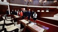 Bakıda səfərdə olan Numan Kurtulmuş Milli Məclisə gəldi - FOTO