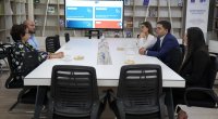 Məleykə Abbaszadə 3-cü “Yüksəliş” müsabiqəsinin bir qrup finalçısı ilə görüşüb - FOTO 
