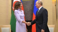 Vladimir Putin Mehriban Əliyevanı təbrik edib
